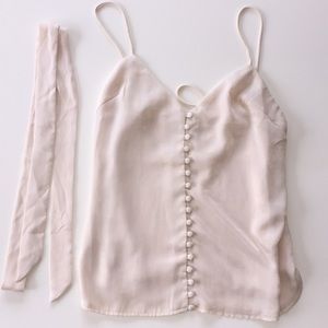 Écru Lab Satin Tank